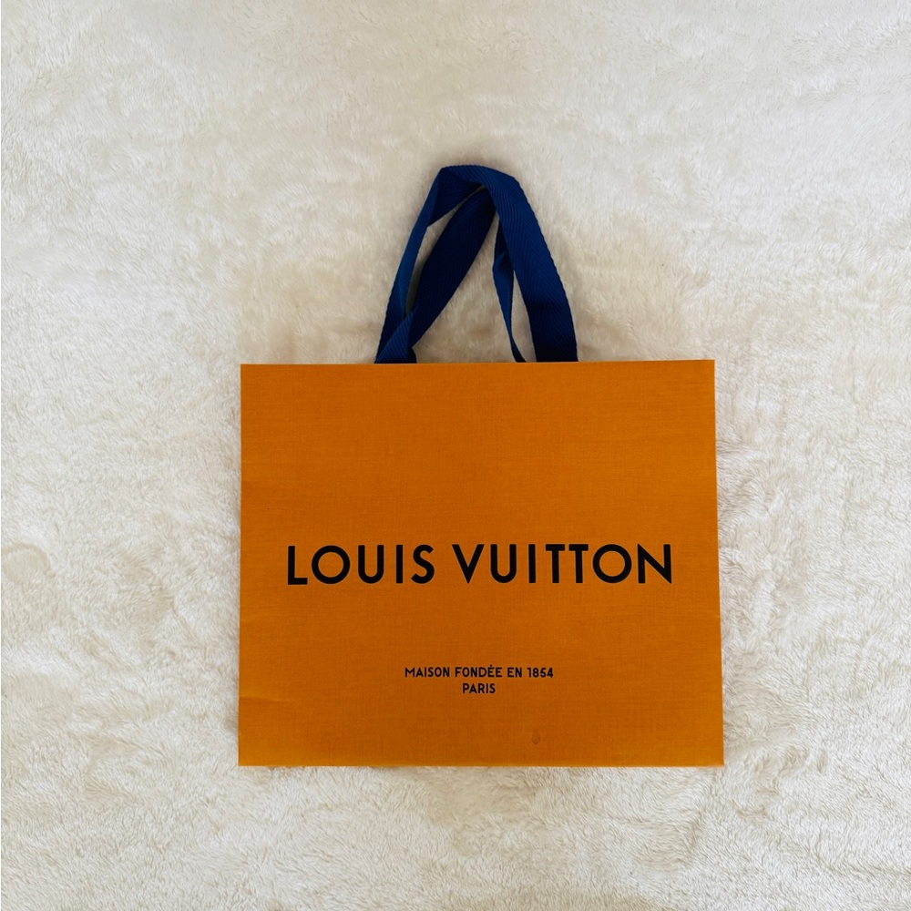 Louis Vuitton Orange Gift Bag
